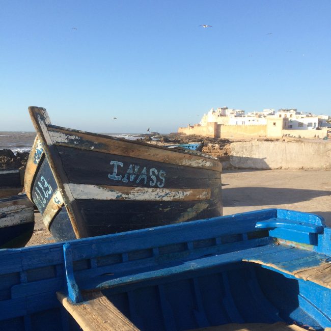 Fischerboote, Essaouira, Marokko